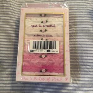 LoveShackFancy VS Pink Rules of pink 7 pack V string panties